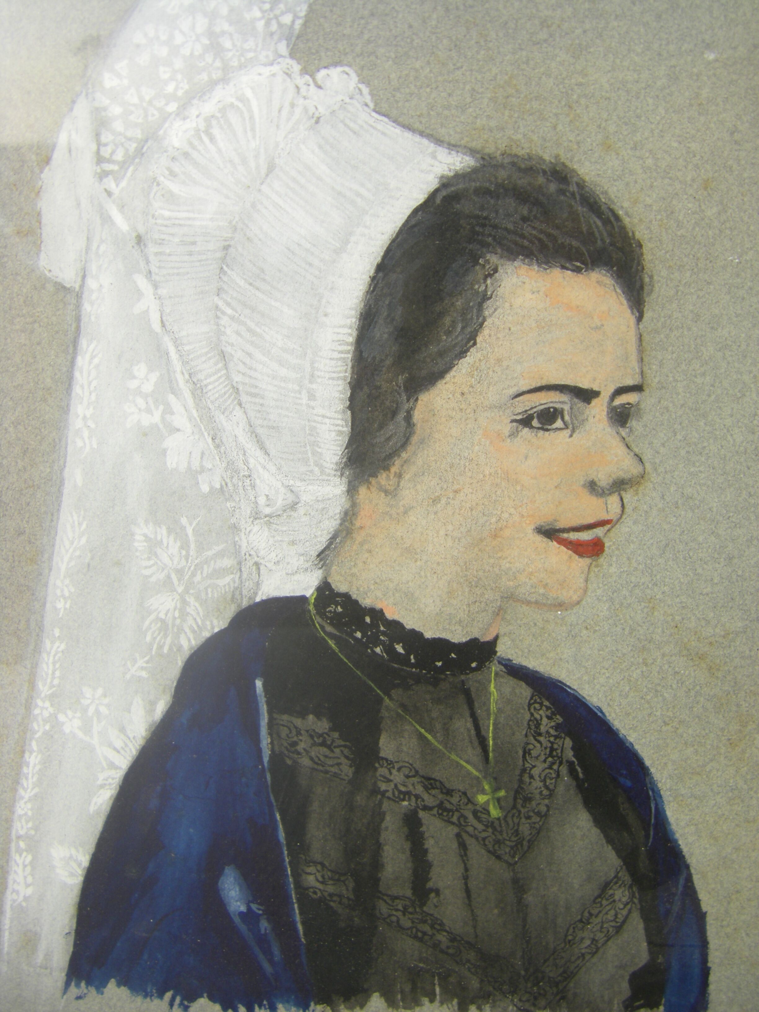 Portrait d'une jeune bretonne