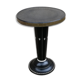 Metal pedestal table joseph hoffman