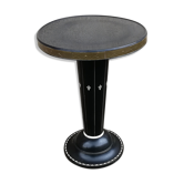 Metal pedestal table joseph hoffman