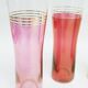 1960's pearlescent Tom Collins glasses