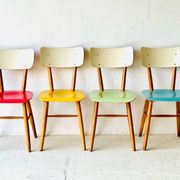 Chaises de salle à manger de Ton, années 1950.