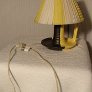 Petite lampe bougeoir vintage ceramique signée Vallauris