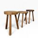 Vintage round side table / plant table / stool