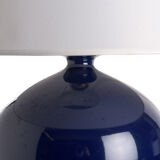 Base lampe vase meiping bleu-e27