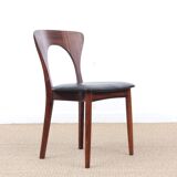 Suite of 4 Scandinavian chairs in Rio rosewood, Model Peter