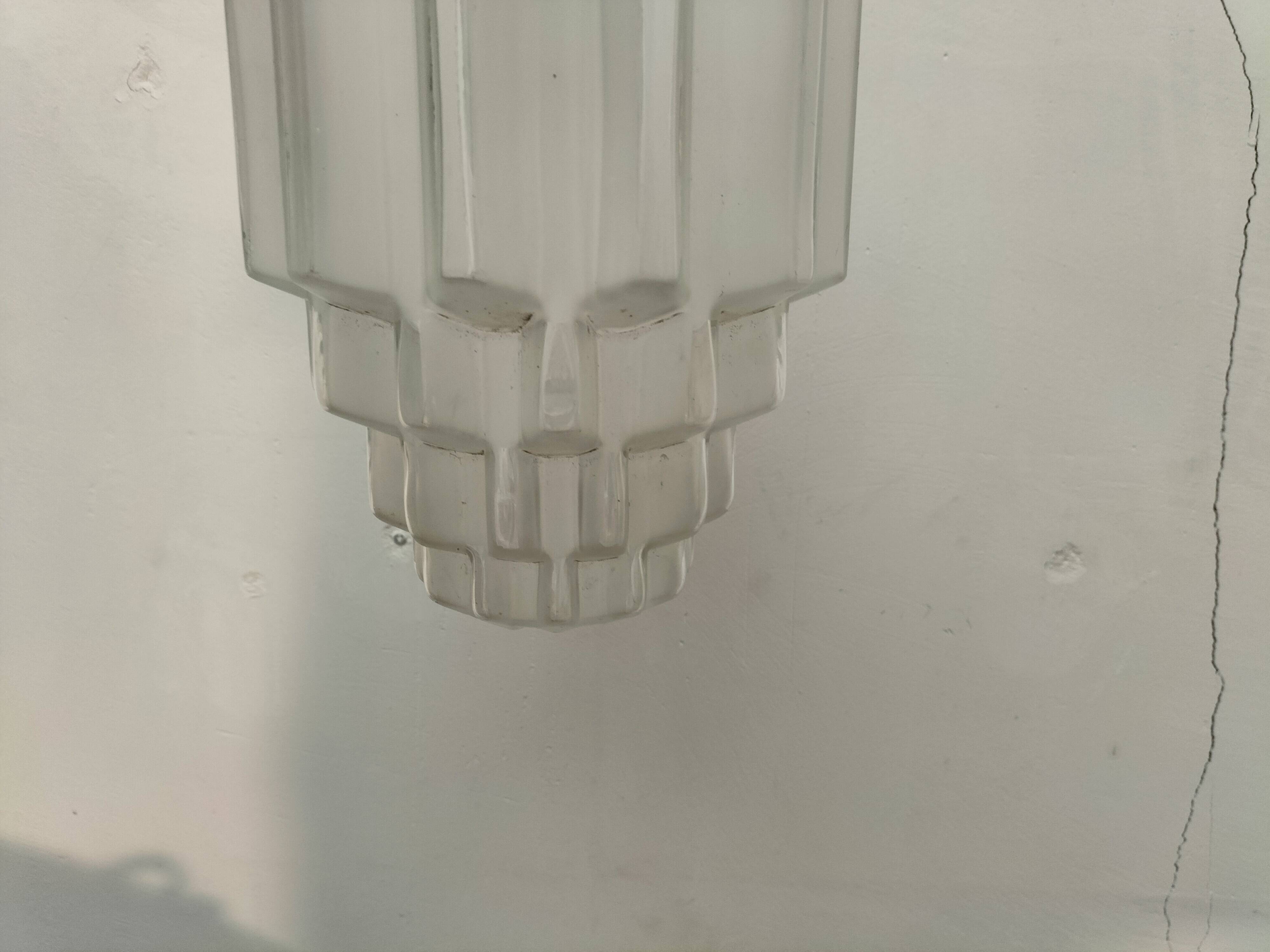 Art deco skycraper pendant lights