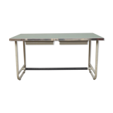 Old metal post desk, 1970