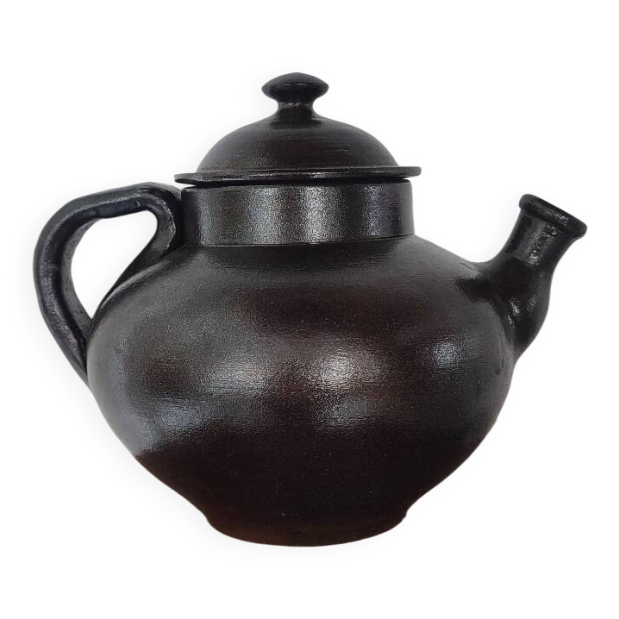 Jean Dubost glazed stoneware teapot
