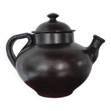 Jean Dubost glazed stoneware teapot