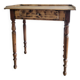 Old wooden console desk