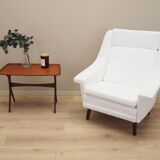 White armchair, Danish design, 1970s, production: Denmark