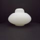 Large French Vintage Retro White Opaque Glass Pendant Ceiling Light Shade