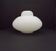 Large French Vintage Retro White Opaque Glass Pendant Ceiling Light Shade