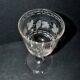 Verre gobelet ancien souvenir gravé à la roue et prénom Adolphe