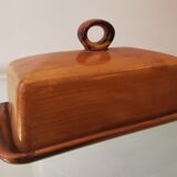 Vintage ceramic butter maker Saint Clément, France, 70s
