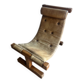Brutalist Mid-Century Modern armchair, Brazil, 1960s