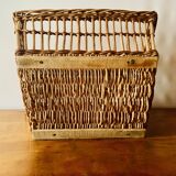 Large vintage wicker basket