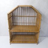 rattan shelf