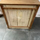 Old small workshop counter for haberdashery in oak.