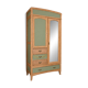 Dressed wardrobe