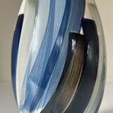 Vintage ceramic terracotta lamp 80s 90s