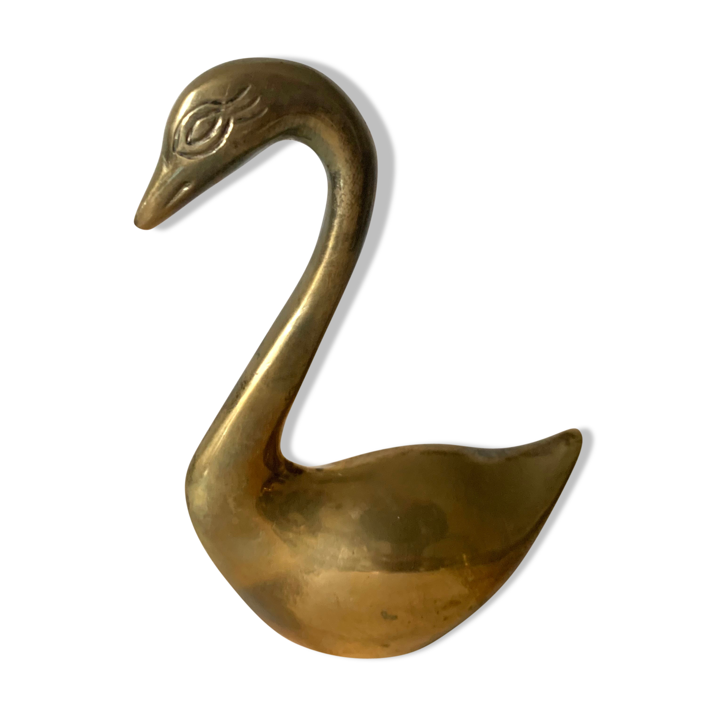 Brass swan