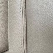 2/3-seater sofa in genuine beige leather by Roche Bobois. Very good condition, great comfort.