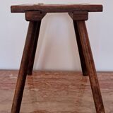 Milking stool, peasant art (19th century)