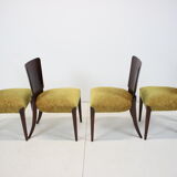 4 art deco dining chairs h-214 by Jindrich Halabala for Up Závody, set of 4