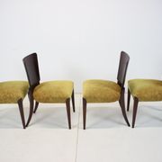 4 art deco dining chairs h-214 by Jindrich Halabala for Up Závody, set of 4