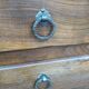 Commode en orme brutaliste