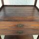 Vintage oak accent cabinet