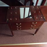 Solid mahogany men's dressing table