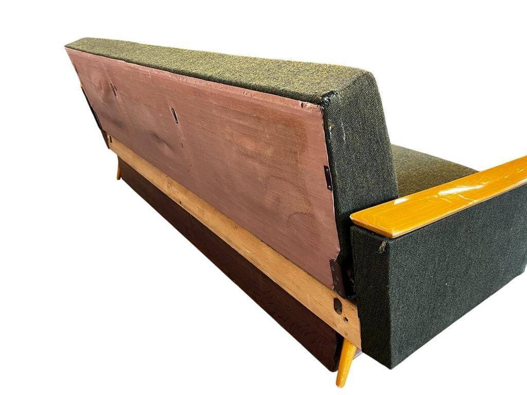 Vintage green sofa / sofa bed / couch