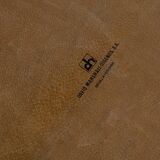 Plateau brutaliste en métal et laiton, David Marshall, 1970