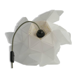 Labyrinth, Hazy, Artisan Light Sculpture with Integrated Fixture, By Republiken