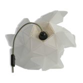 Labyrinth, Hazy, Artisan Light Sculpture with Integrated Fixture, By Republiken