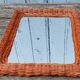 Rattan mirror 31 x 26 cm