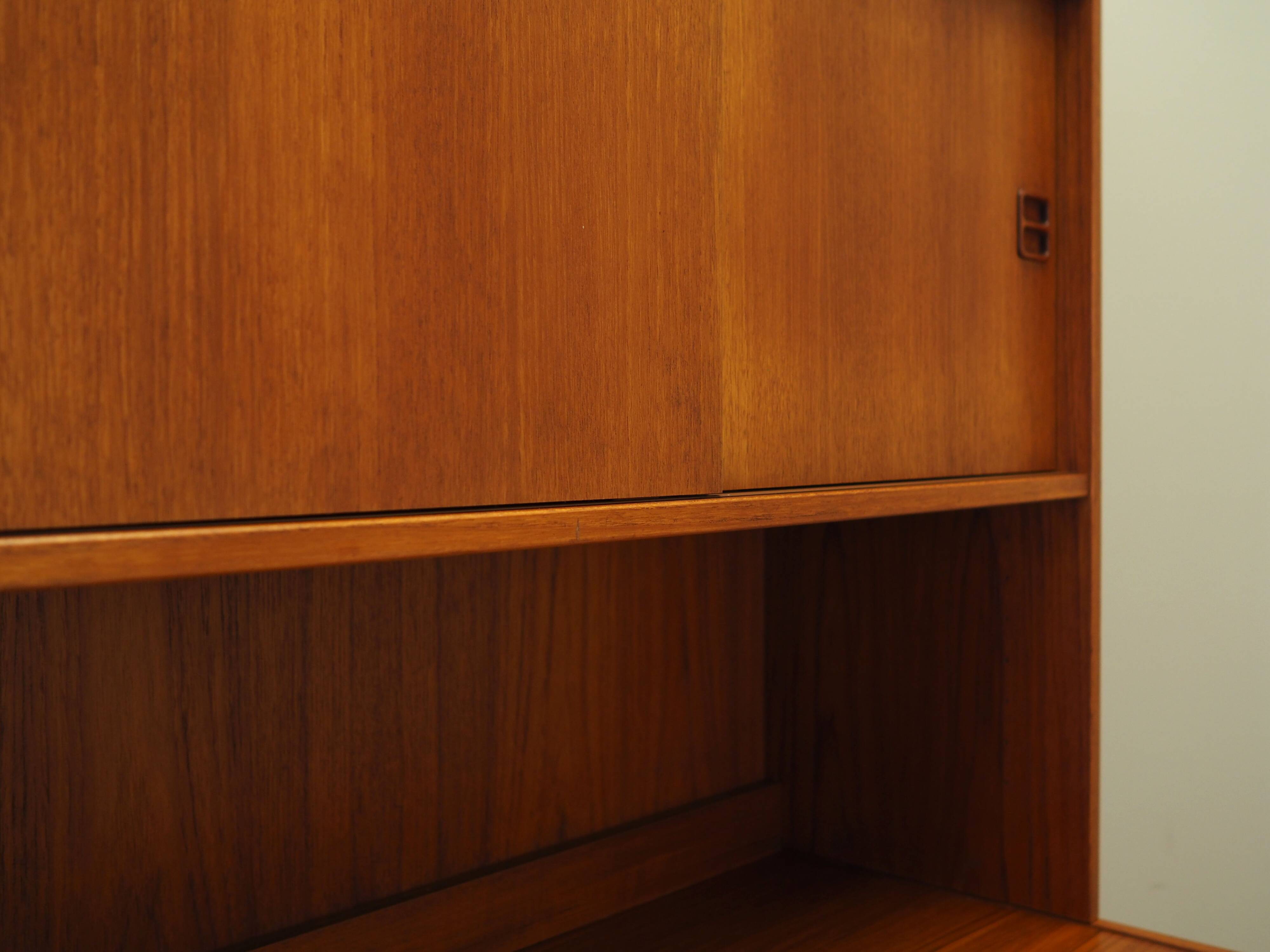 Teak bookcase, Danish design, 1960s, production: Denmark