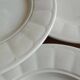 6 artichoke plates in Pillivuyt porcelain