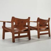Vintage Danish Chairs by Børge Mogensen for Fredericia, 1970s, Set of 2