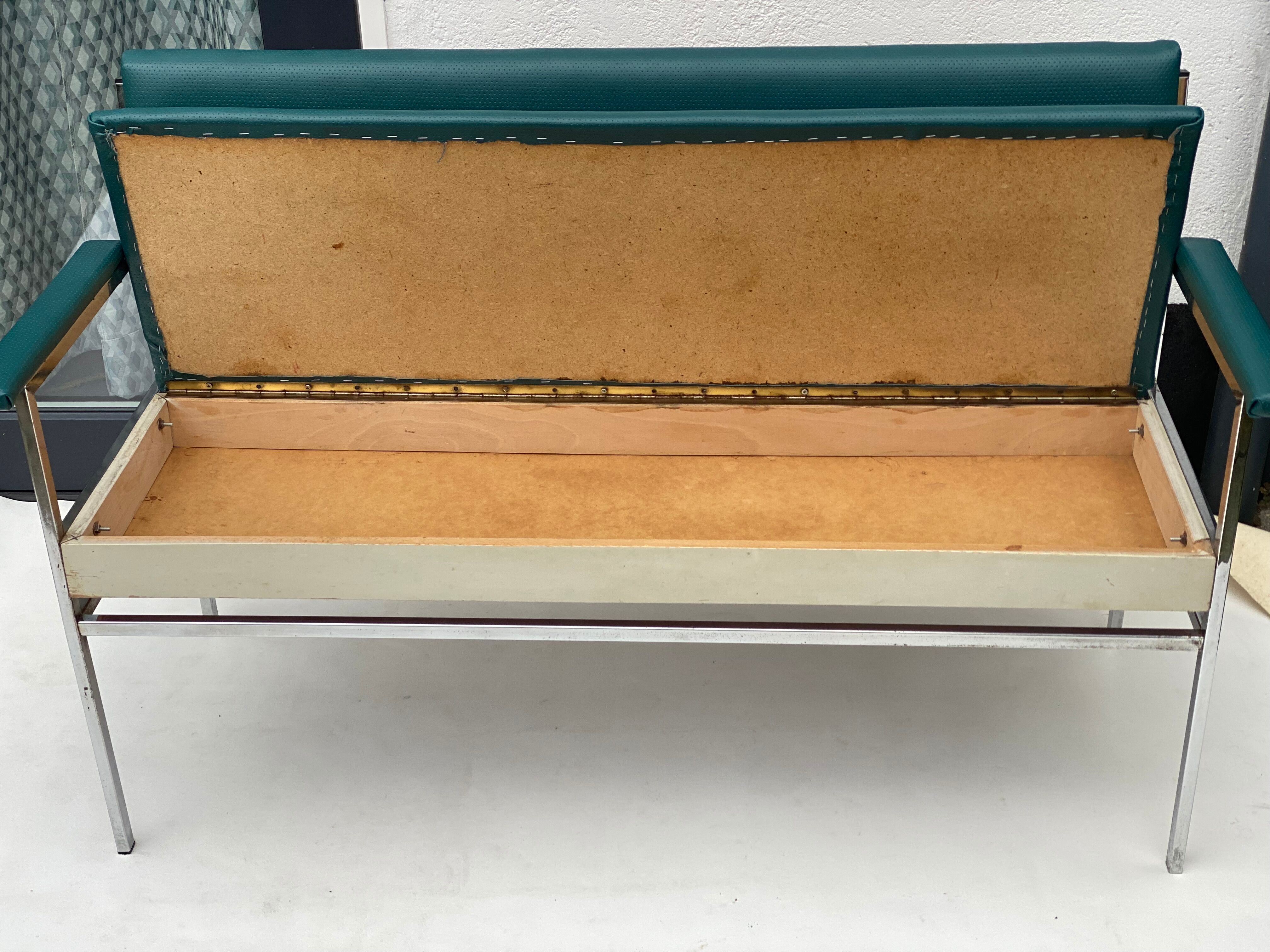 Vintage Kitchen Bench with Storage