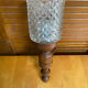Vintage wall sconce mobelhaus wood + bohemia crystal globe