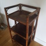 Vintage rattan shelf