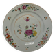 Compagnie des Indes, assiette en porcelaine aux pivoines XVIIIème