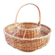 Wicker bottle holder bar basket
