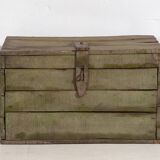 Antique green primitive style chest (circa 1920) #21