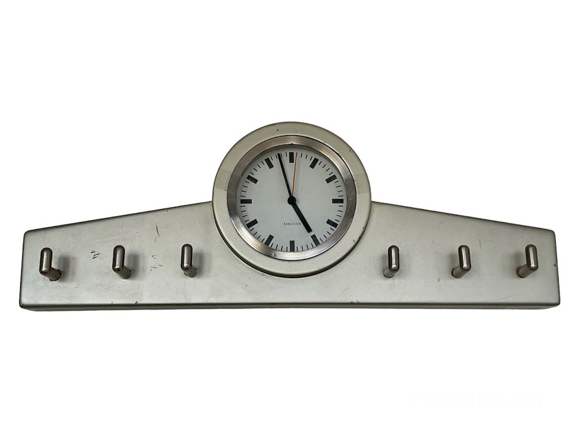 Karlsson clock and coat rack