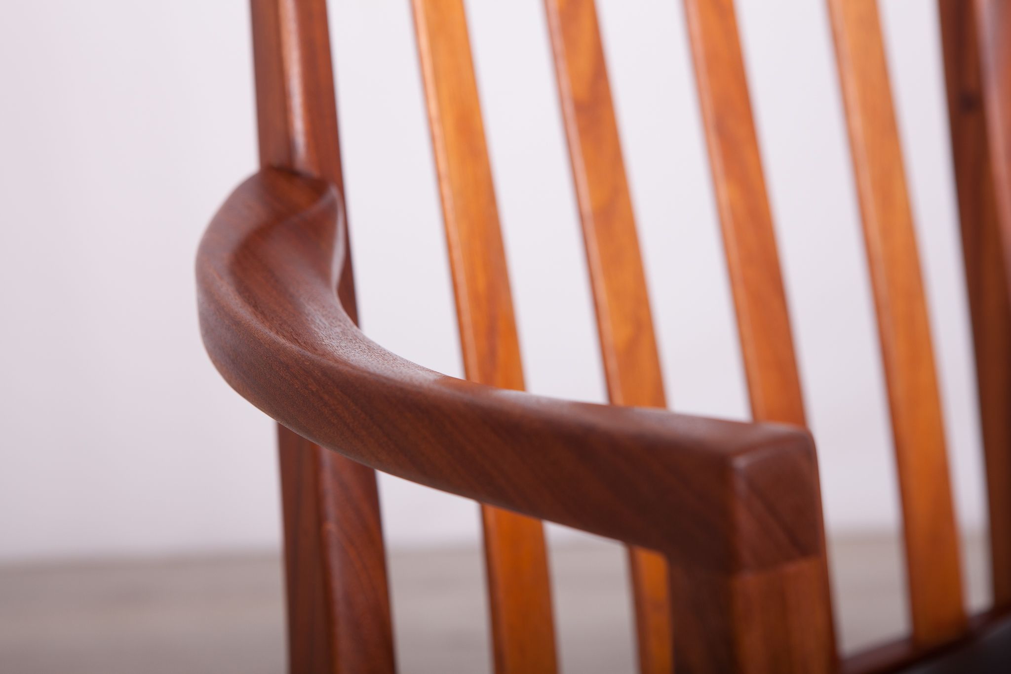 Mid Century Teak & Leather Dining Chairs by Leslie Dandy for G-Plan, 1960