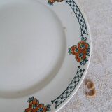 5 assiettes plates terre de fer Moulin des Loups Aubépine